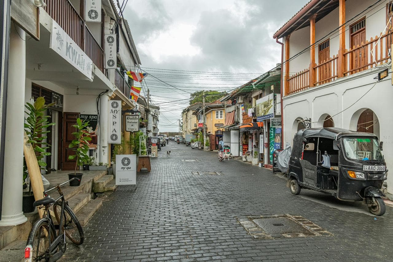 Galle Fort colonial street